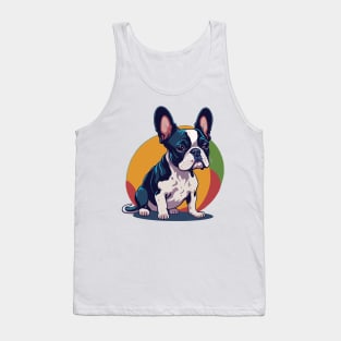 Boston Terrier Portrait Tank Top